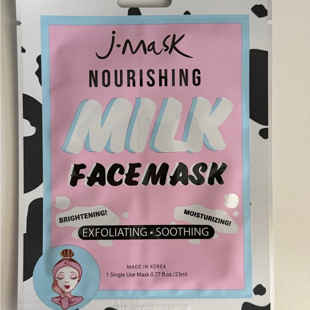 J-Mask Nourishing Milk Face Mask pack of 10 Korean face masks new in box